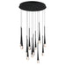 ET2 Pierce 12-Light LED Pendant Model: E24229-122BK