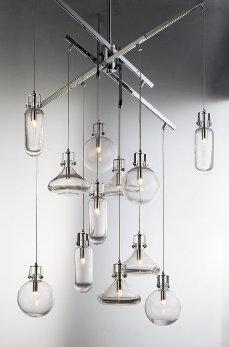 ET2 Kem 12-Light Pendant Model: E24312-18PC