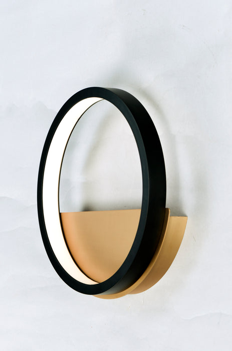 ET2 Hoopla LED Wall Sconce Model: E24320-BKGLD