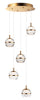 ET2 Swank 5-Light LED Pendant Model: E24595-93NAB