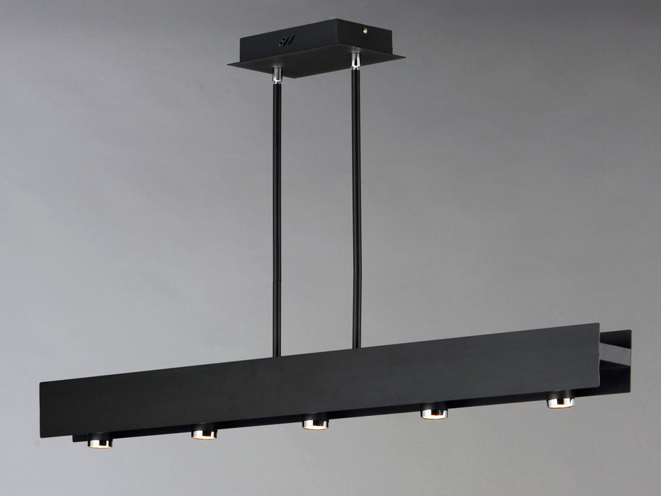 ET2 Beam 5-Light LED Pendant Model: E24634-BKPC