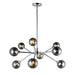 ET2 Asteroid 9-Light LED Chandelier Model: E24823-138PC