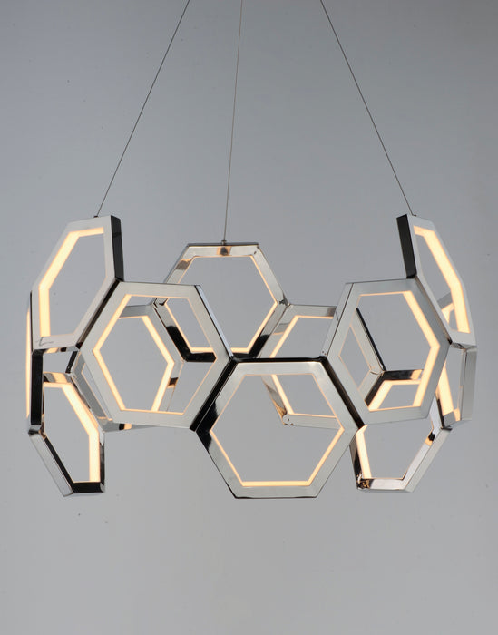 ET2 Polygon LED Pendant Model: E24893-PC