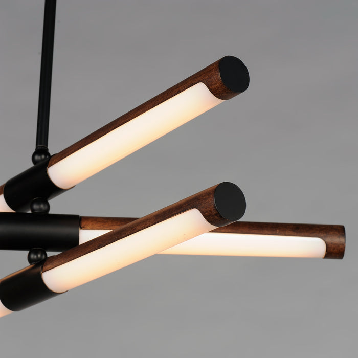 ET2 Rollo 6-Light LED Pendant Model: E24943-APBK