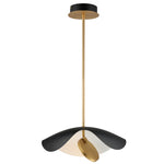 ET2 Carmen 16 LED Pendant Model: E24964-WTBKGLD