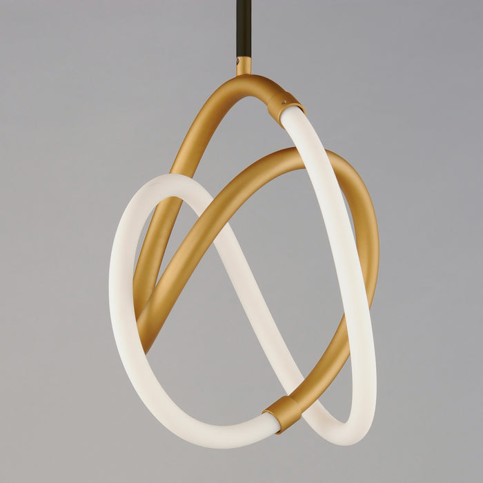 ET2 Mobius 12 LED Mini Pendant Model: E25092-01BKGLD