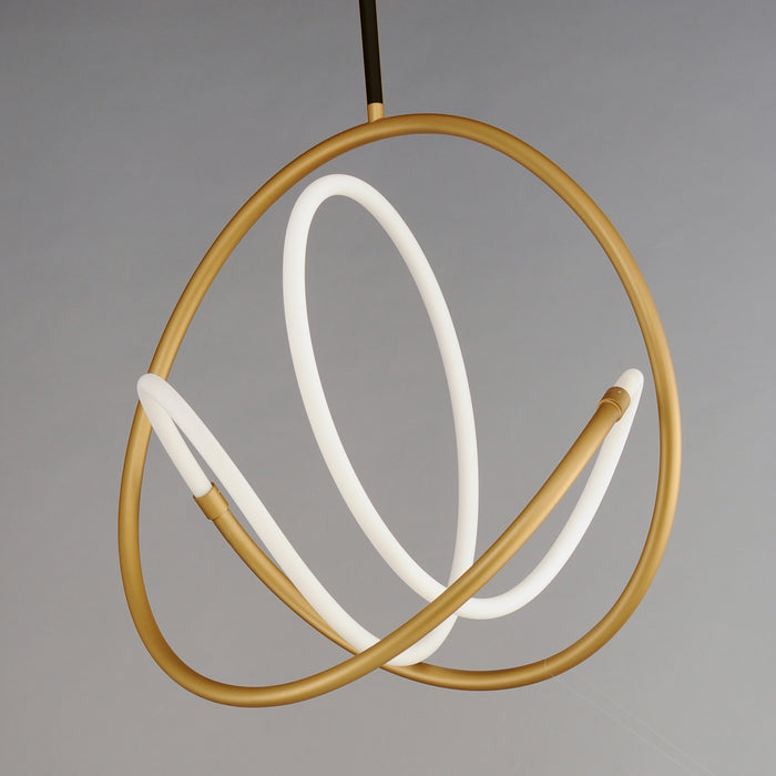 ET2 Mobius 24 LED Pendant Model: E25094-01BKGLD