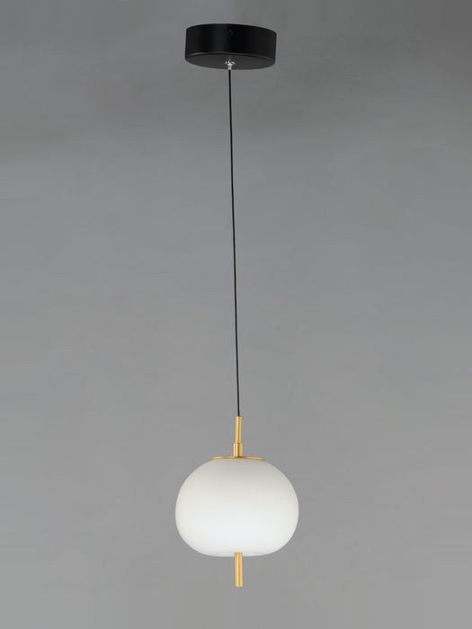 ET2 Quest 1-Light LED Pendant Model: E25111-92BKGLD