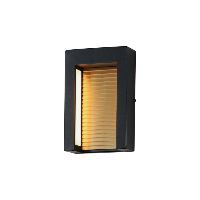 ET2 Alcove Small LED Outdoor Wall Sconce Model: E30102-BKGLD