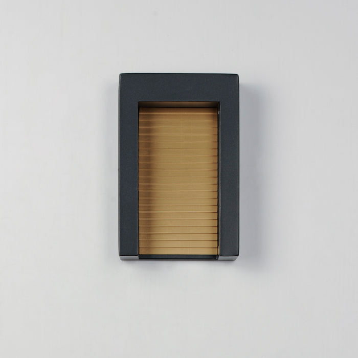 ET2 Alcove Small LED Outdoor Wall Sconce Model: E30102-BKGLD