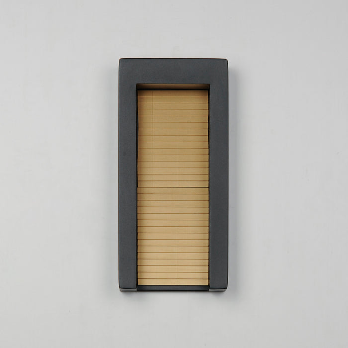 ET2 Alcove Medium LED Outdoor Wall Sconce Model: E30104-BKGLD