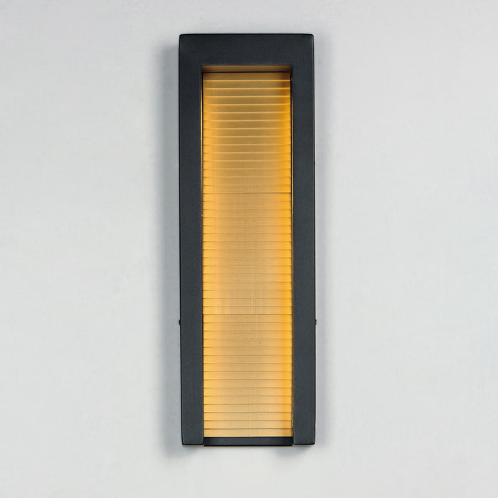 ET2 Alcove Large LED Outdoor Wall Sconce Model: E30106-BKGLD