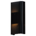 ET2 Rampart Large LED Outdoor Wall Sconce Model: E30116-BK