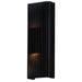 ET2 Rampart Large Outdoor LED Sconce Model: E30117-BK