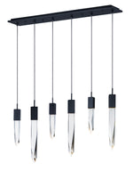 ET2 Quartz 6-Light LED Pendant Model: E31245-20BK