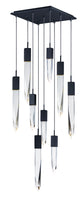 ET2 Quartz 9-Light LED Pendant Model: E31246-20BK