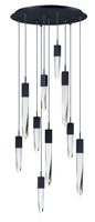 ET2 Quartz 10-Light LED Pendant Model: E31247-20BK