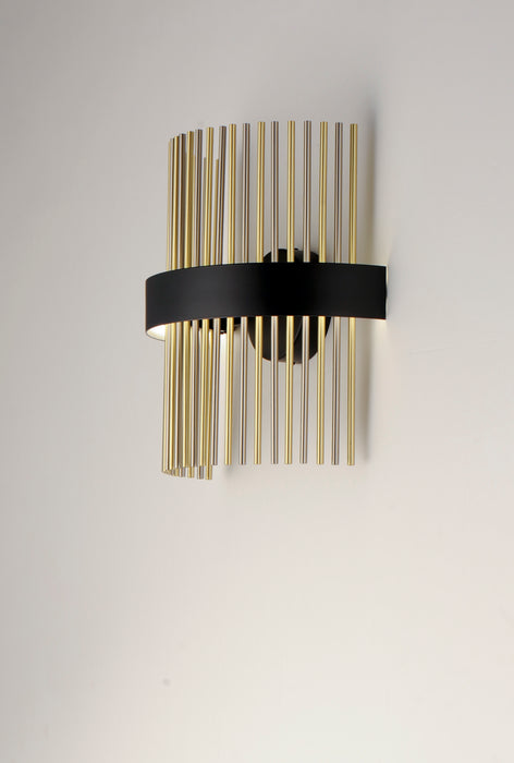 ET2 Chimes LED Wall Sconce WiZ Model: E34201-BKSNSBR