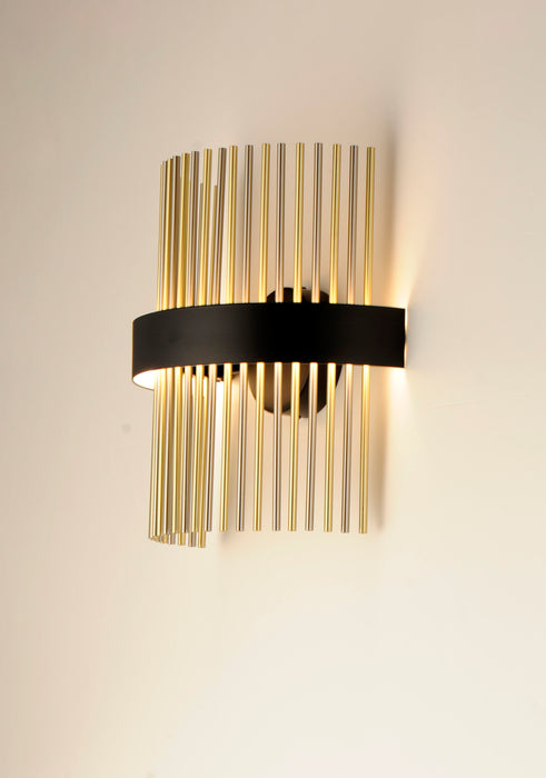 ET2 Chimes LED Wall Sconce WiZ Model: E34201-BKSNSBR