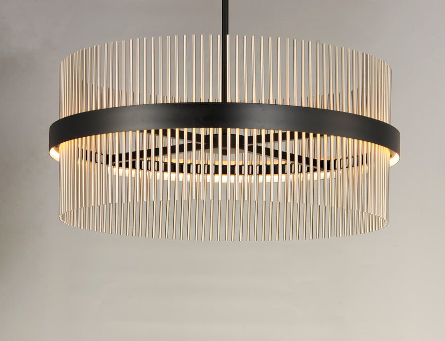 ET2 Chimes 34'' LED Pendant WiZ Model: E34207-BKSN