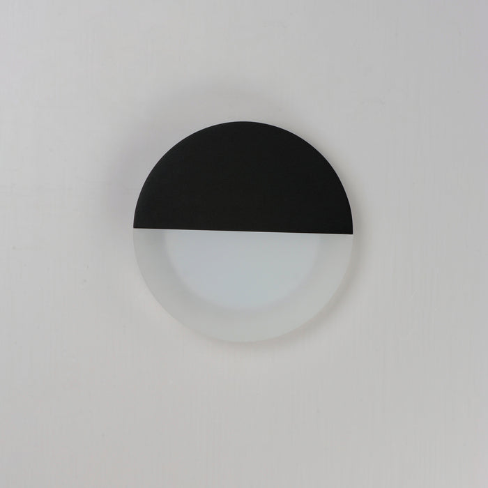 ET2 Alumilux: Glow LED Outdoor Wall Sconce Model: E41280-BK