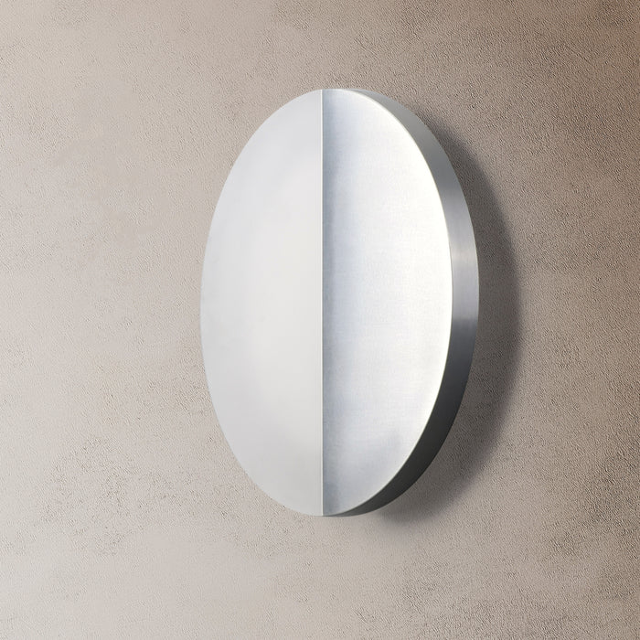 ET2 Alumilux: Glow LED Outdoor Wall Sconce Model: E41280-SA