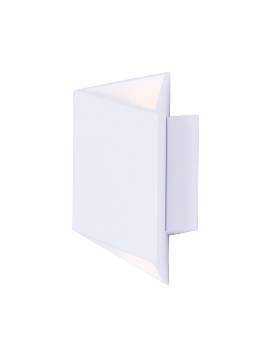 ET2 Alumilux: Facet LED Outdoor Wall Sconce Model: E41373-WT