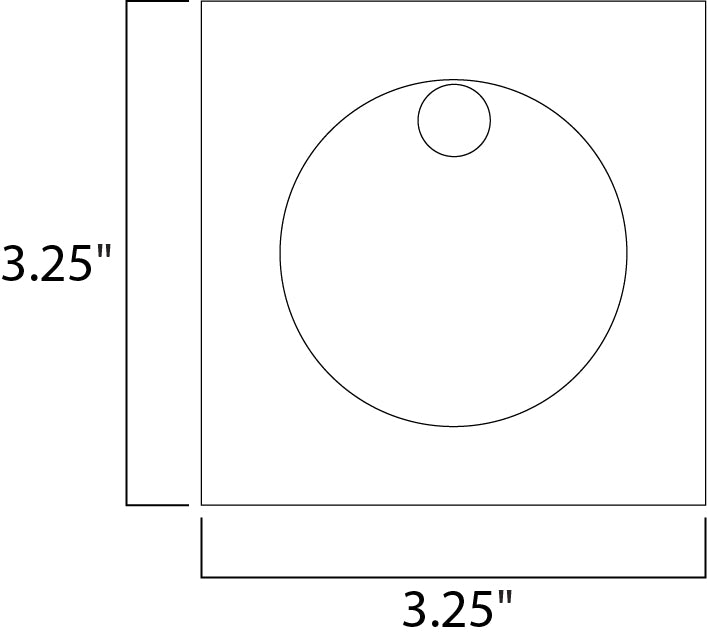 ET2 Alumilux LED Low Voltage Step Light Model: E41403-SA