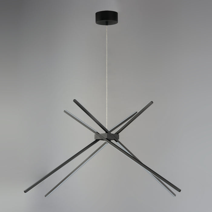 ET2 Alumilux: Aster 4-Light LED Pendant Model: E41443-BK