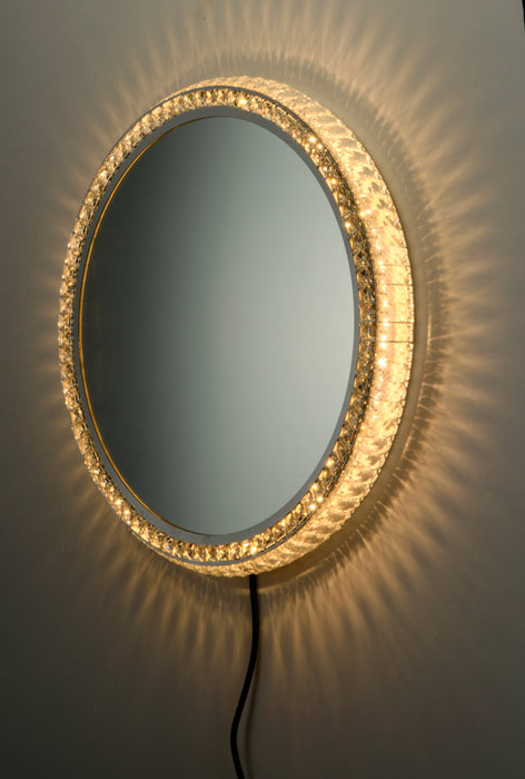 ET2 31.5 Round Crystal LED Mirror Model: E42004-20