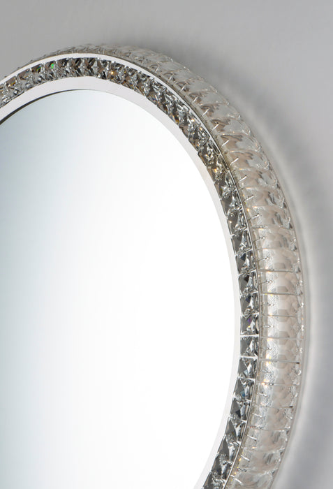 ET2 31.5 Round Crystal LED Mirror Model: E42004-20