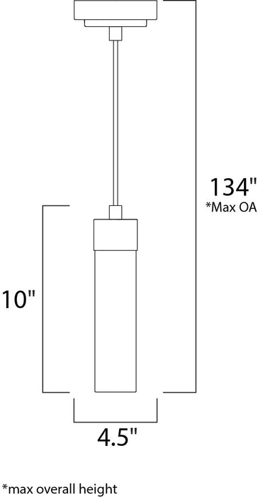 ET2 Cilandro 1-Light Pendant Model: E53009-11