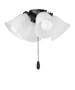 Maxim 4-Light LED Ceiling Fan Light Kit w/Bulbs Model: FKT210FTBK