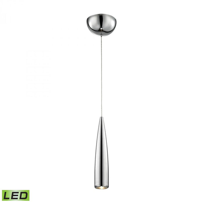 Elk (Alico) Century 1 Light LED Pendant In Chrome Model: LC701-15-15