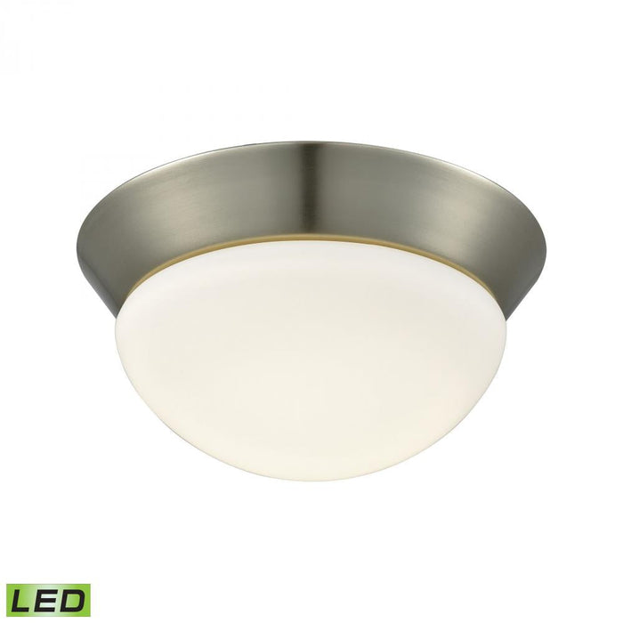 Elk (Alico) Contours 1 Light LED Flushmount In Satin Model: FML7125-10-16M