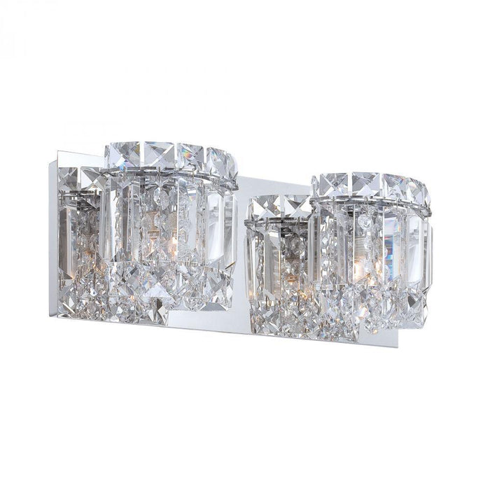 Alico (Elk) Dutchess 2 Light Vanity Sconce In Chrome With Model: BV1322-0-15