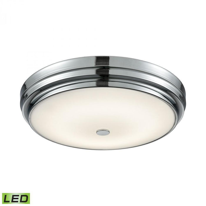 Alico (Elk) Garvey 1 Light Round Flush Mount In Chrome Model: FML4750-10-15