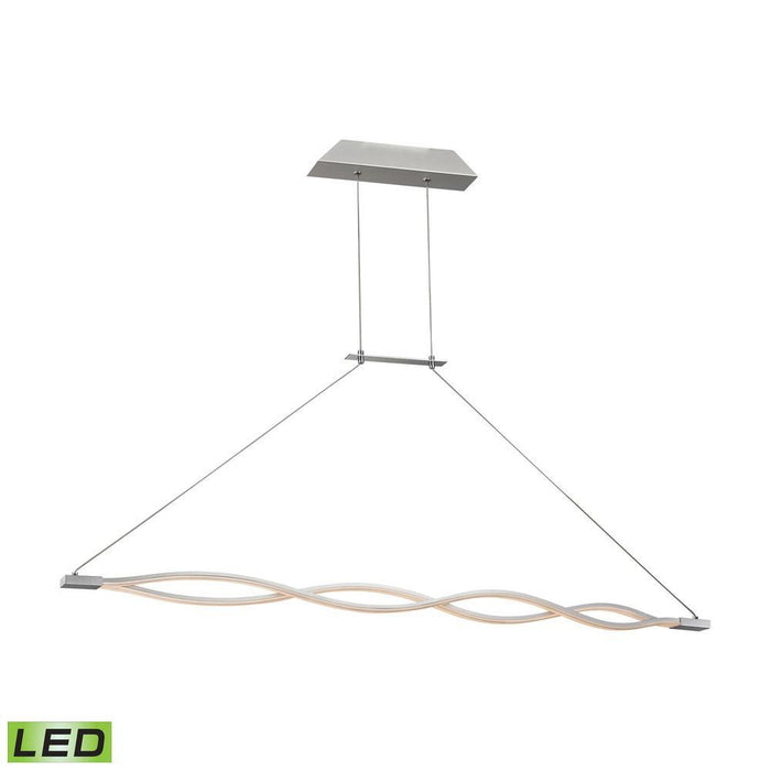 Alico (Elk) Twist 2 Light Island Light In Aluminum With Model: LC1350-10-98