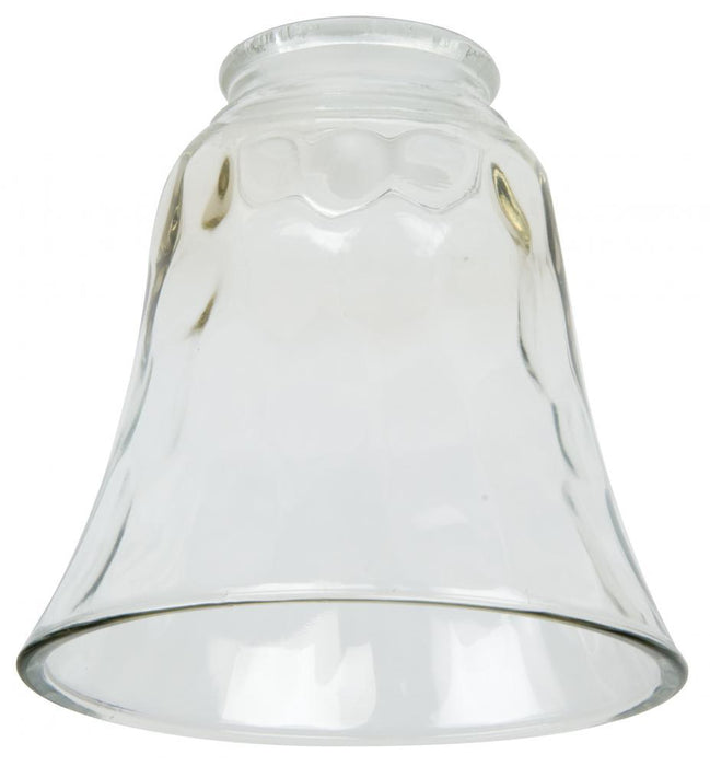 Craftmade 2.5glass Small Bell  Hammered Clear Glass Replacement Model: 107