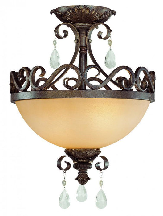 Craftmade Englewood 2 Light Semiflush Model: 25622-FR