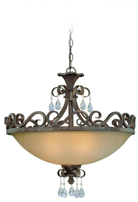 Craftmade Englewood 4 Light Semiflush Convertible Model: 25634-FR