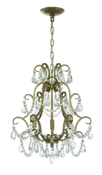 Craftmade 3 Light Mini Chandelier Model: 1133C-PLN