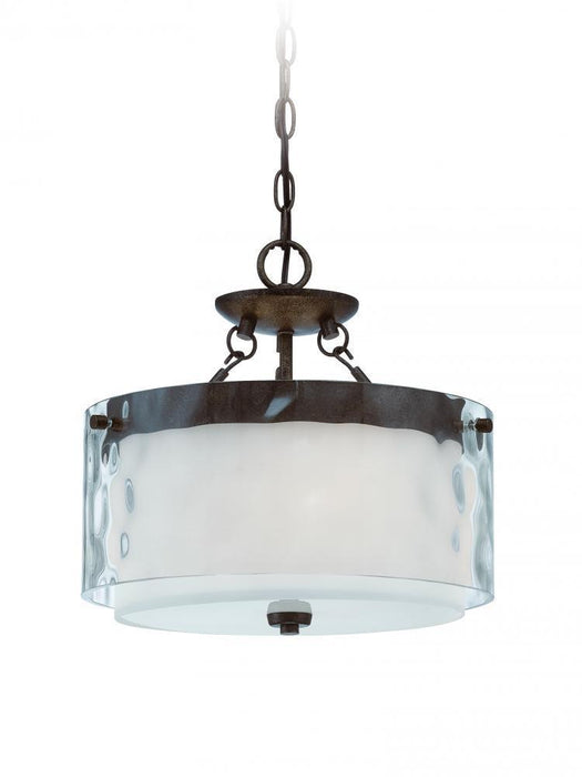 Craftmade Kenswick 3 Light Semiflush Convertible Model: 35453-PR