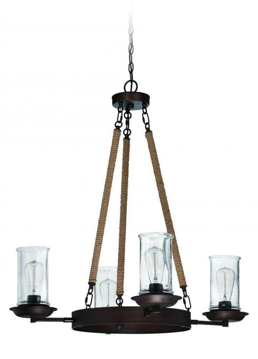 Craftmade Thornton 4 Light Up Chandelier Model: 36124-ABZ