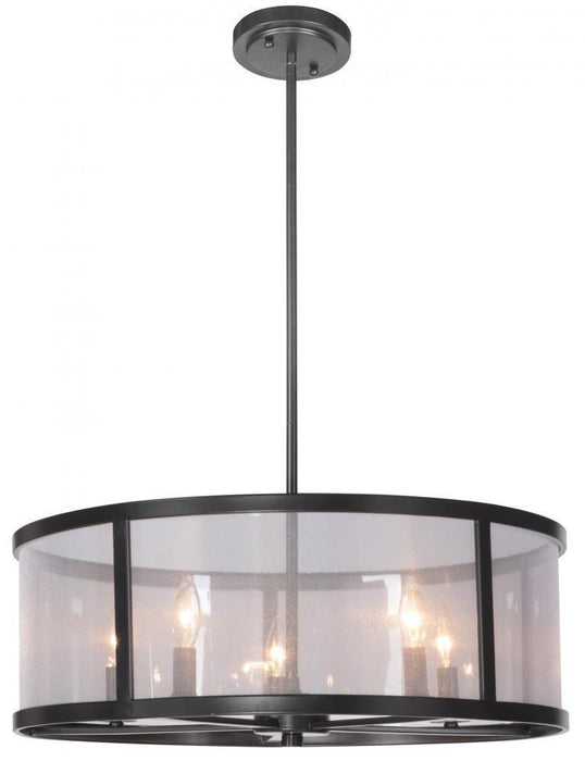 Craftmade Danbury 5 Light Pendant Model: 36795-MBK