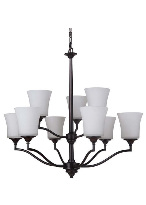 Craftmade Helena 9 Light Chandelier Model: 41729-OB