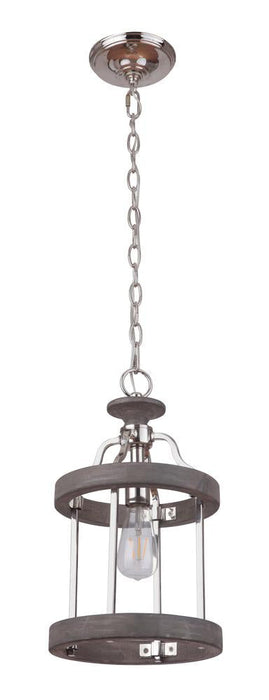 Craftmade Ashwood 1 Light Mini Pendant Model: 36591-PLNGRW