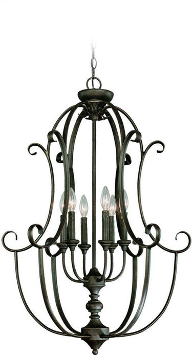 Craftmade Barrett Place 6 Light Foyer Model: 24236-MB