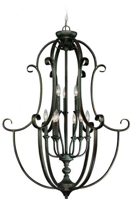 Craftmade Barrett Place 9 Light Foyer Model: 24239-MB