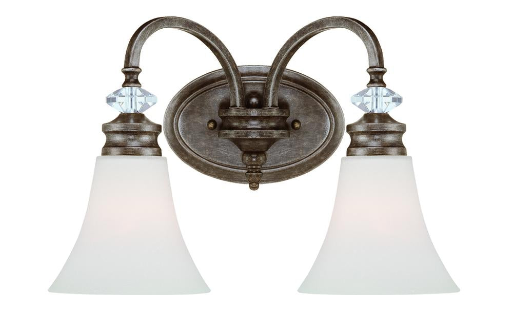 Craftmade Boulevard 2 Light Wall Sconce Model: 26702-MBS